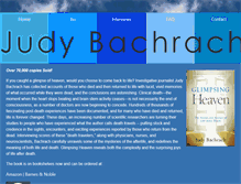 Tablet Screenshot of judybachrach.com